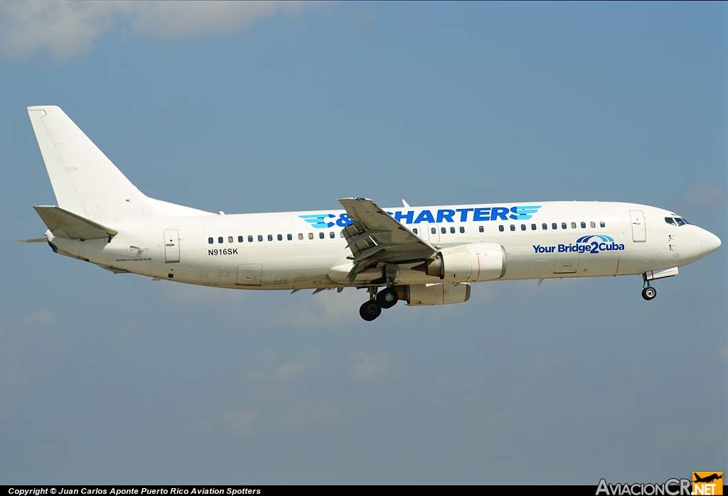 N916SK - Boeing 737-4Q8 - Sky King