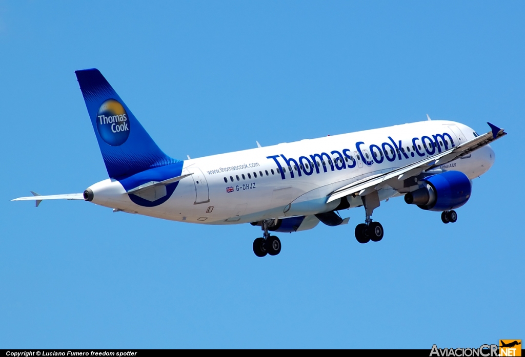 G-DHJZ - Airbus A320-214 - Thomas Cook