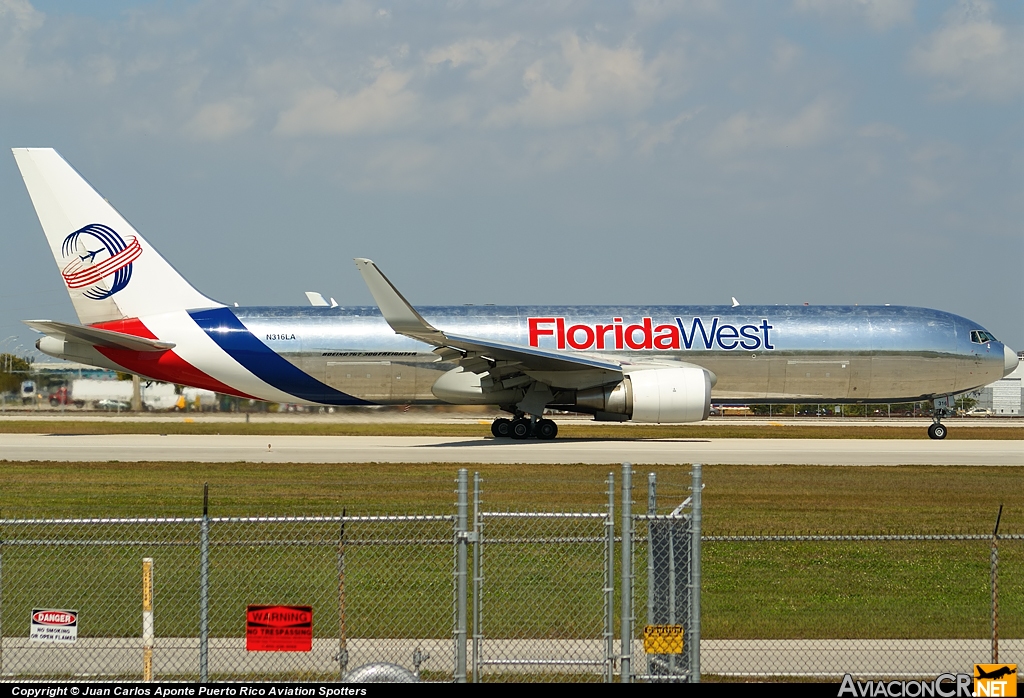 N316LA - Boeing 767-316F(ER) - Florida West