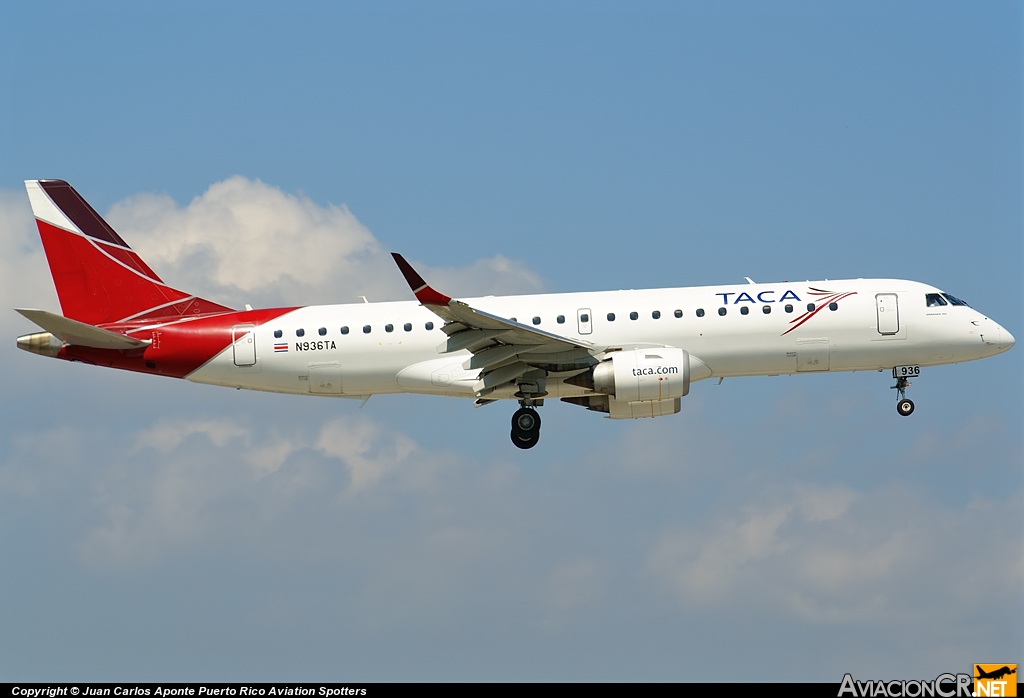 N936TA - Embraer 190-100IGW - TACA
