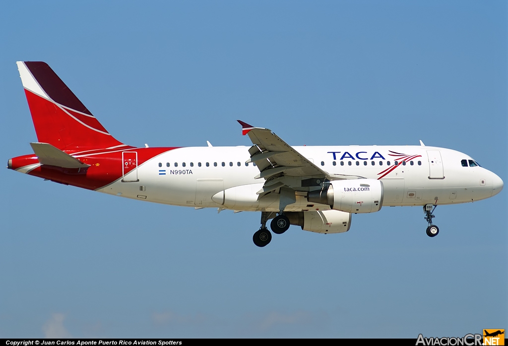 N990TA - Airbus A319-112 - TACA