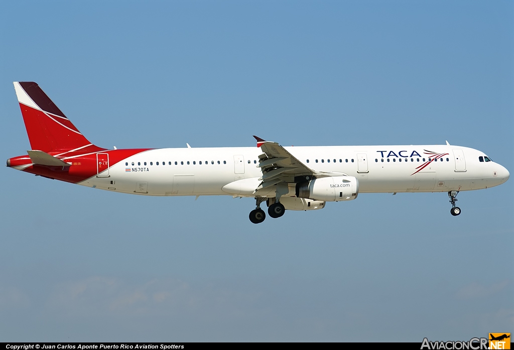 N570TA - Airbus A321-231 - TACA