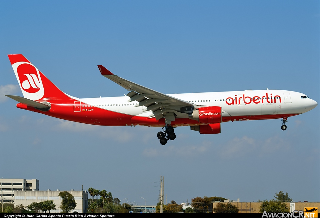 D-ALPG - Airbus A330-223 - Air Berlin