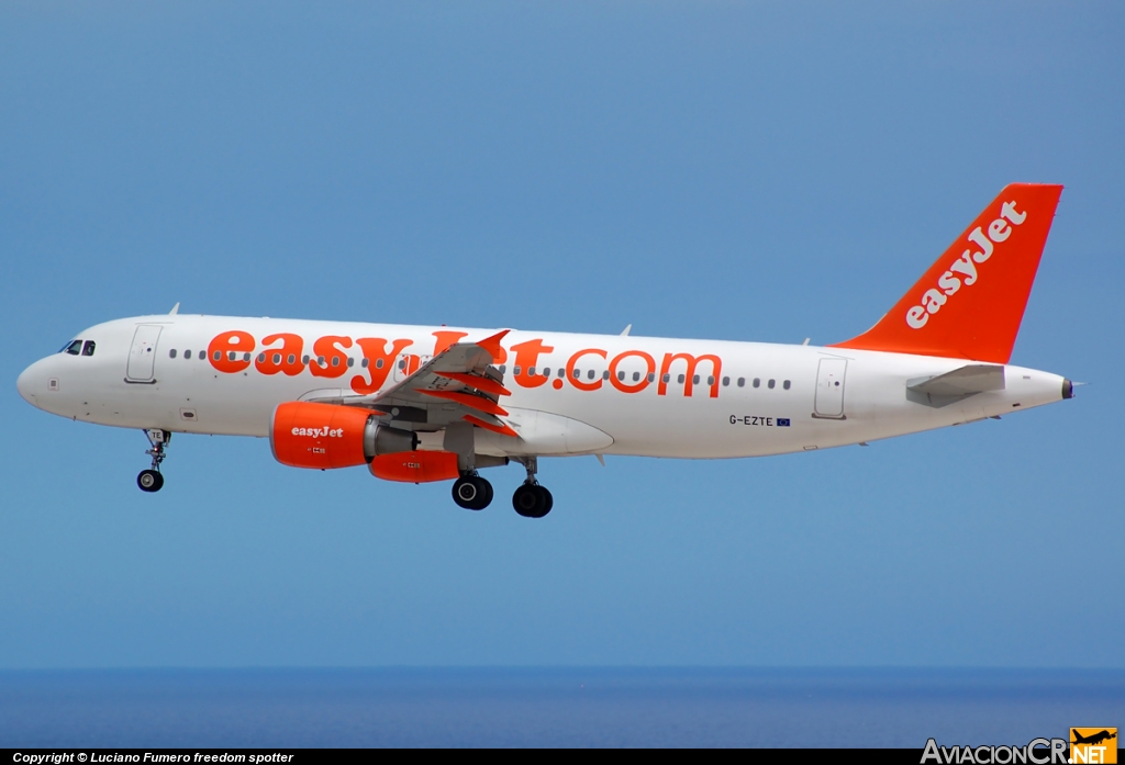 G-EZTE - Airbus A320-214 - EasyJet Airline