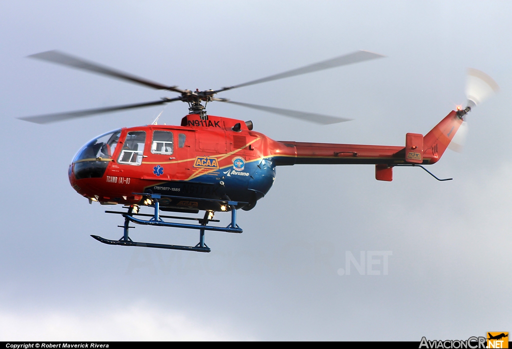 N911AK - MBB Bo105CB - Aviane Air Ambulance