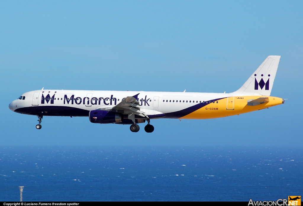 G-OZBM - Airbus A321-231 - Monarch Airlines