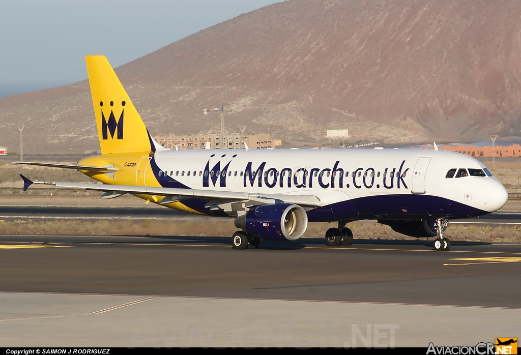 G-MRJK - Airbus A320-214 - Monarch Airlines