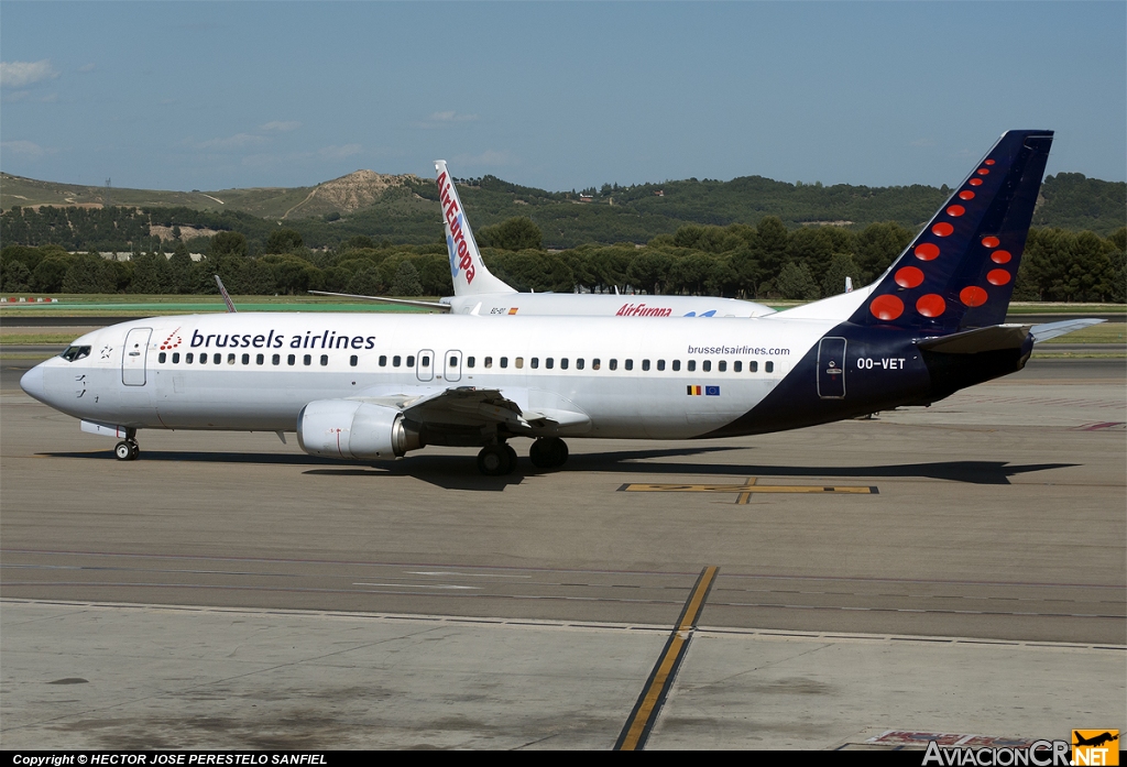 OO-VET - Boeing 737-4Q8 - Brussels airlines