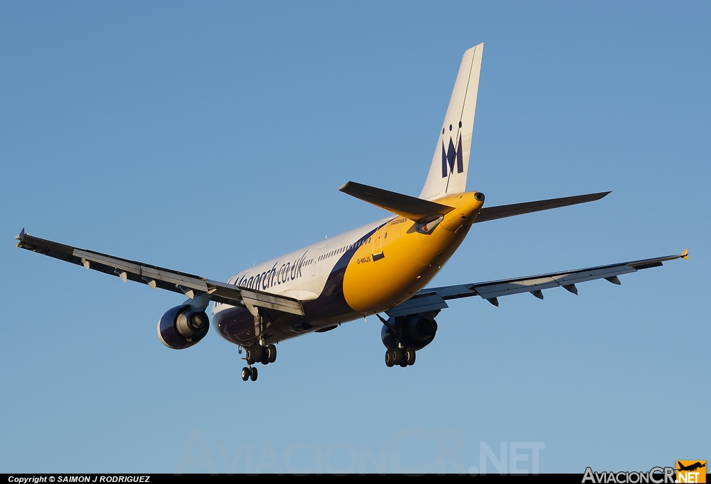 G-MAJS - Airbus A300B4-605R - Monarch Airlines