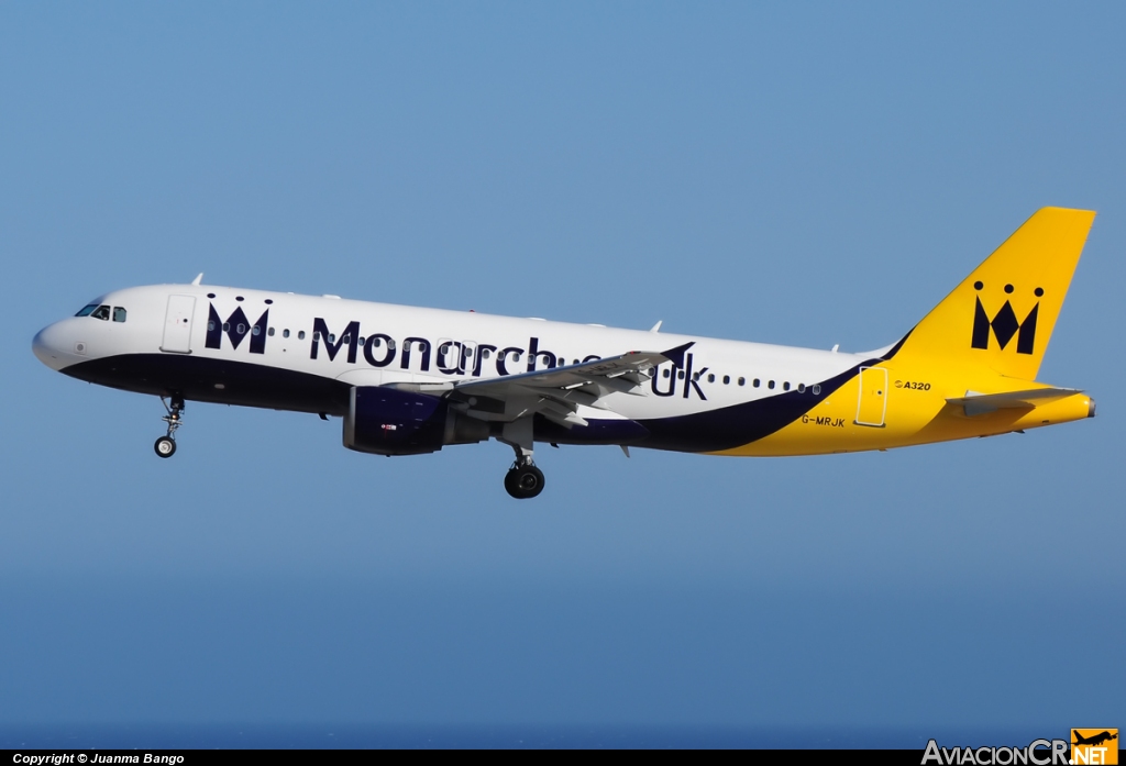 G-MRJK - Airbus A320-214 - Monarch Airlines