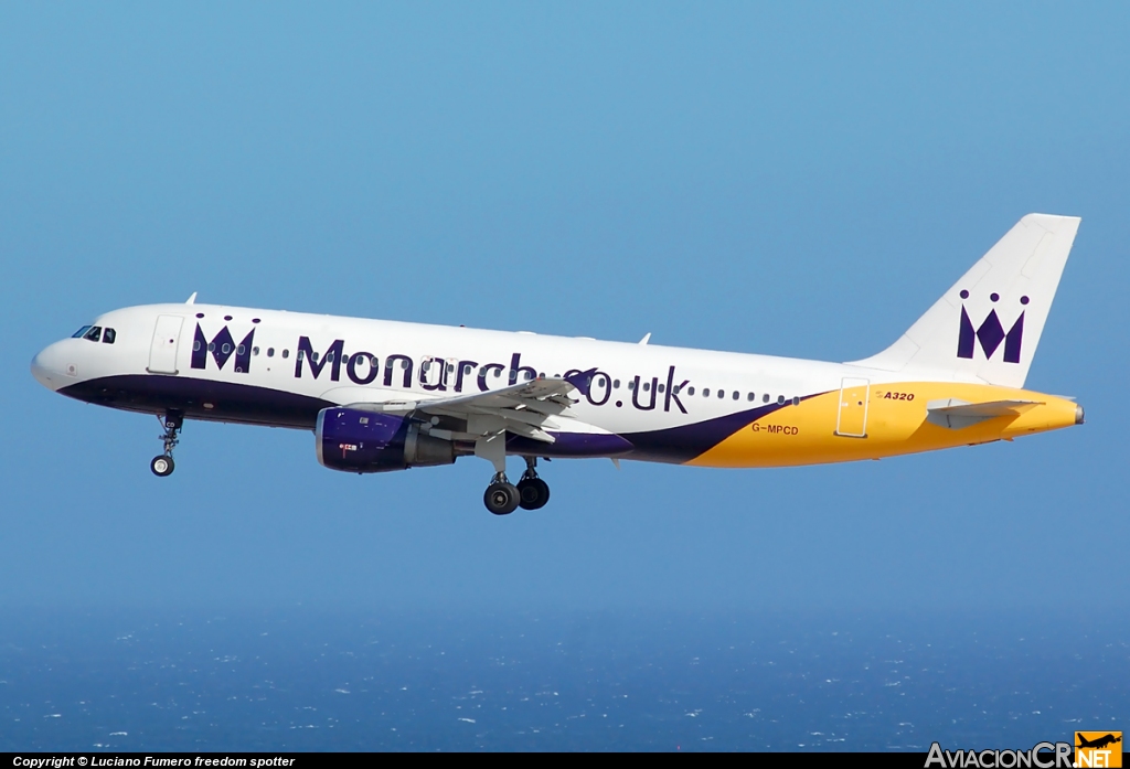 G-MPCD - Airbus A320-212 - Monarch Airlines