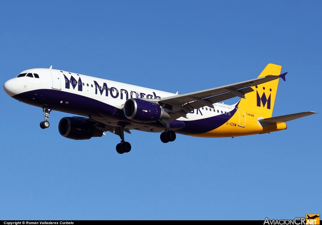 G-OZBW - Airbus A320-214 - Monarch Airlines
