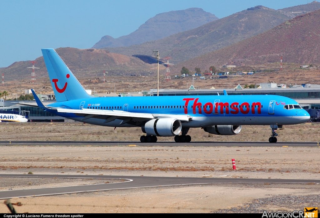 G-OOBF - Boeing 757-28A - Thomson Airways