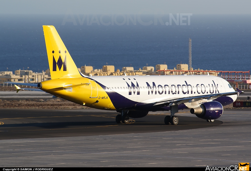 G-MRJK - Airbus A320-214 - Monarch Airlines