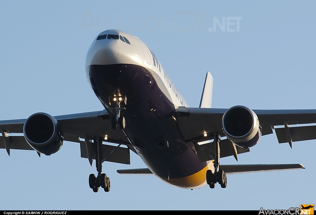 G-MAJS - Airbus A300B4-605R - Monarch Airlines