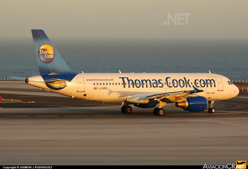 G-DHRG - Airbus A320-214 - Thomas Cook Airlines