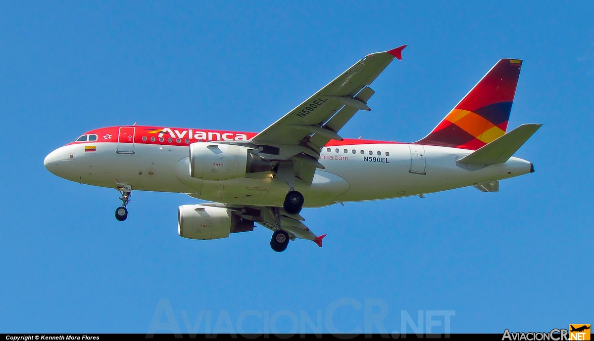 N590EL - Airbus A318-111 - Avianca Colombia