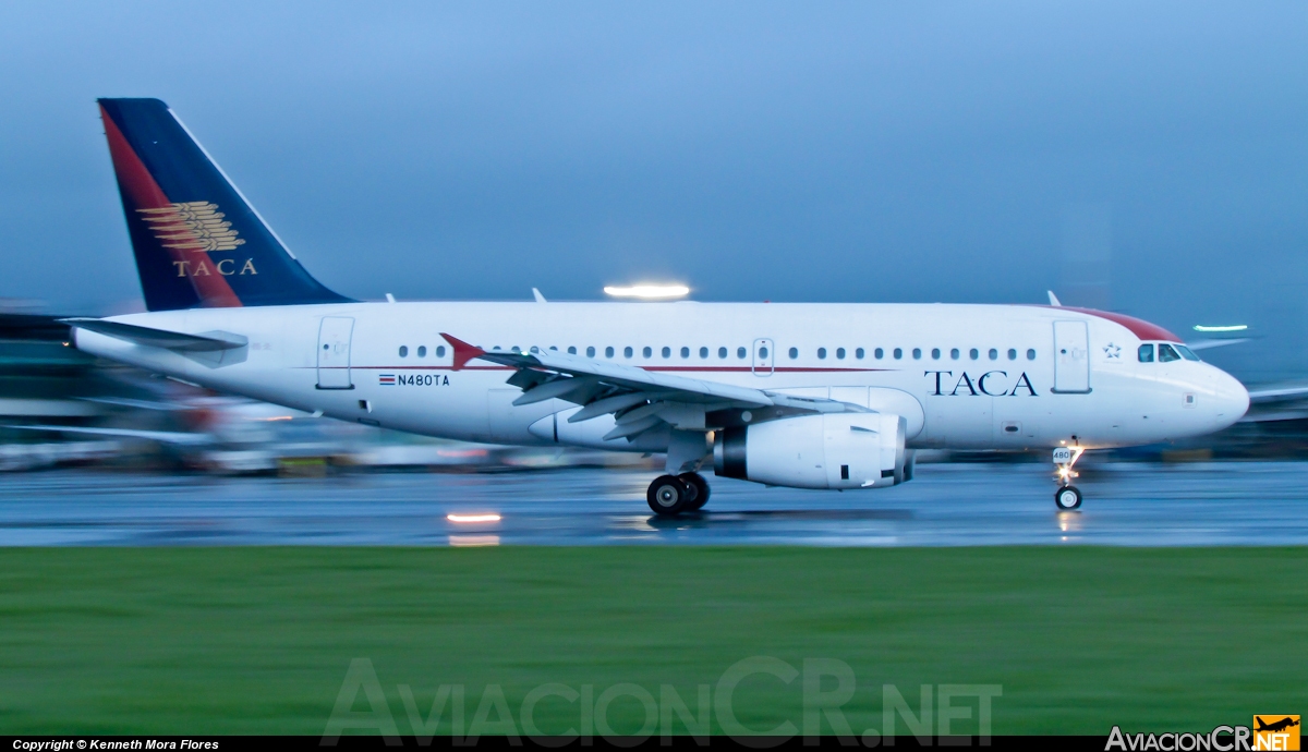 N480TA - Airbus A319-132 - TACA