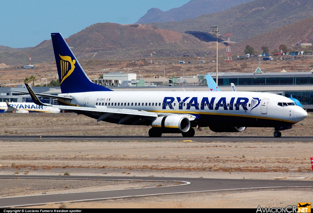 EI-DHY - Boeing 737-8AS - Ryanair