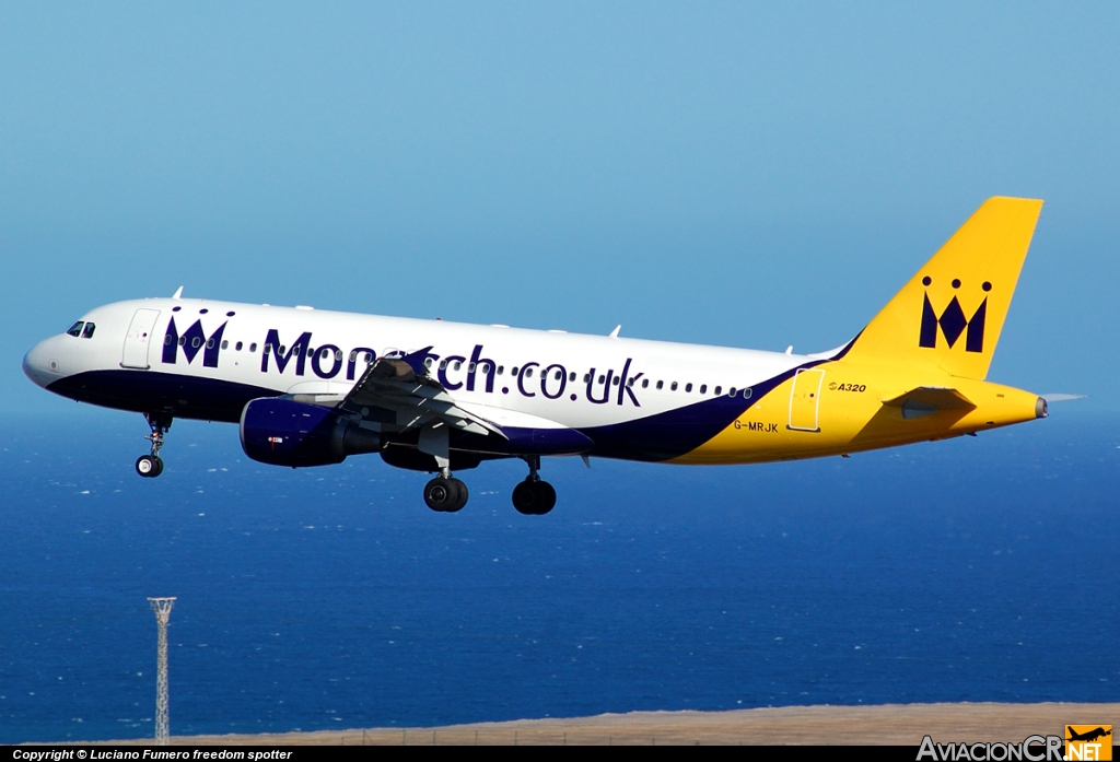 G-MRJK - Airbus A320-214 - Monarch Airlines