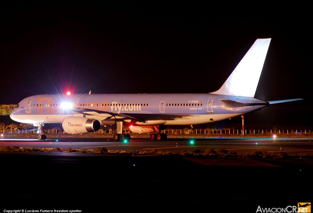 G-BYAW - Boeing 757-204 - Thomsonfly (Britannia Airways)