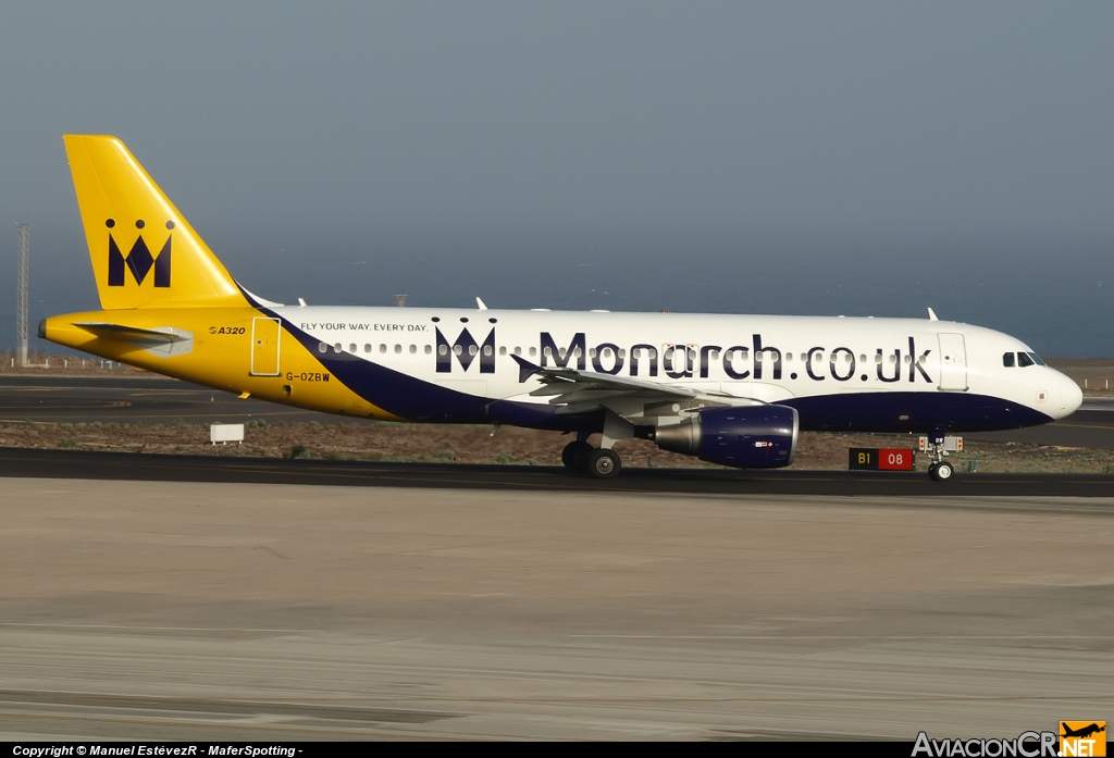 G-OZBW - Airbus A320-214 - Monarch Airlines