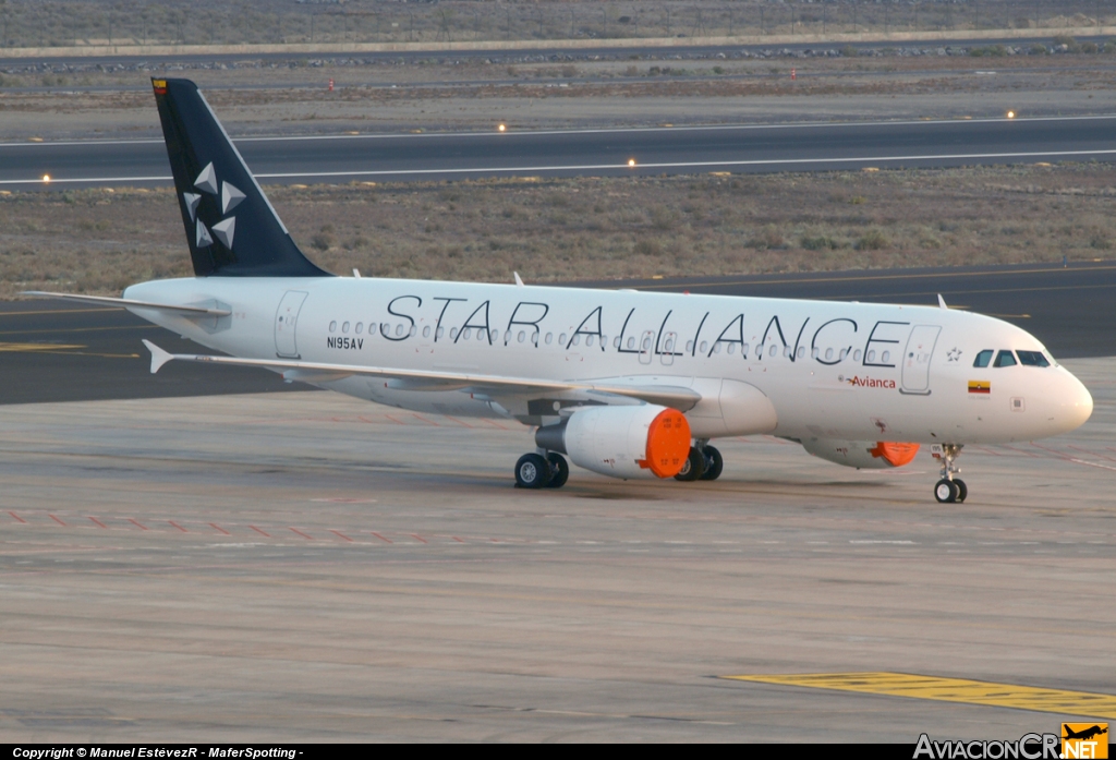 N195AV - Airbus A320-214 - Avianca