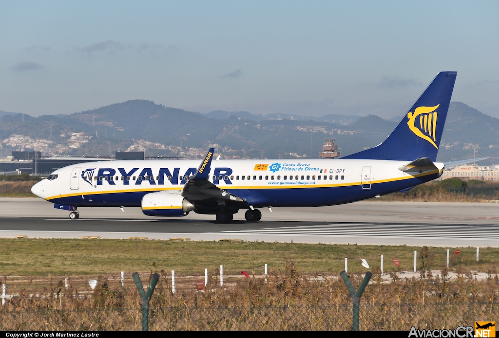EI-DPY - Boeing 737-8AS - Ryanair