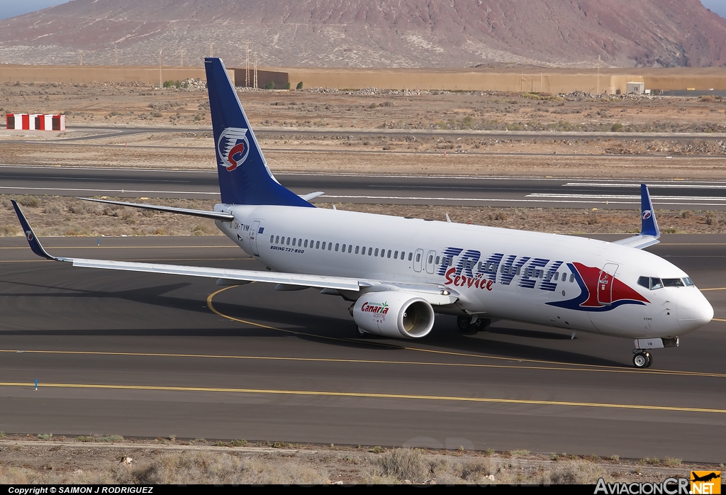 OK-TVM - Boeing 737-8FN - Travel Service