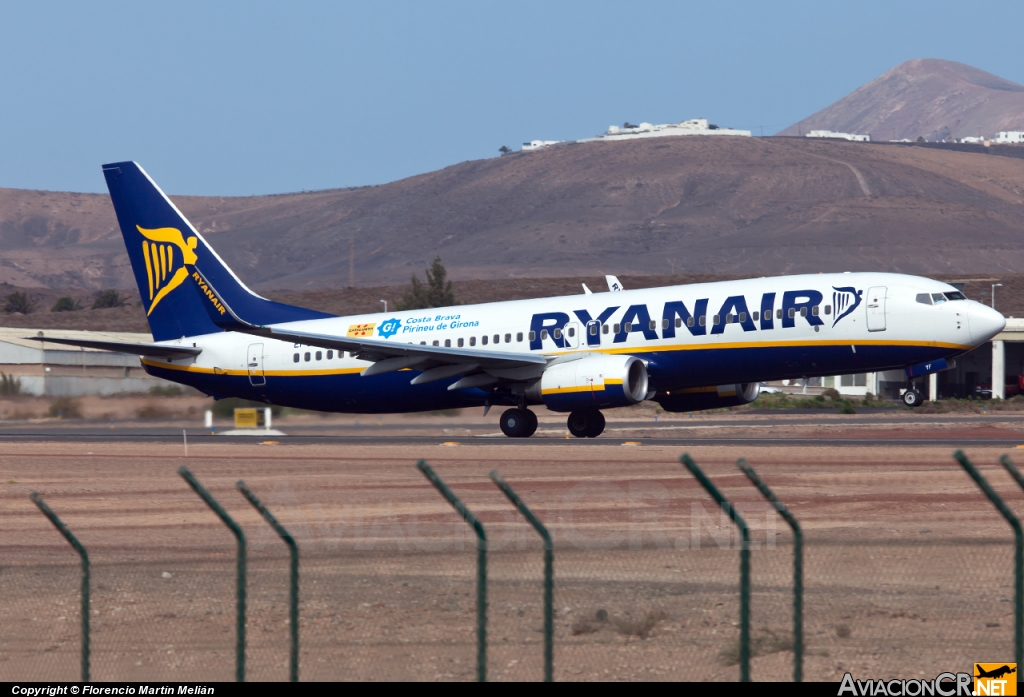 EI-DYF - Boeing 737-8AS - Ryanair