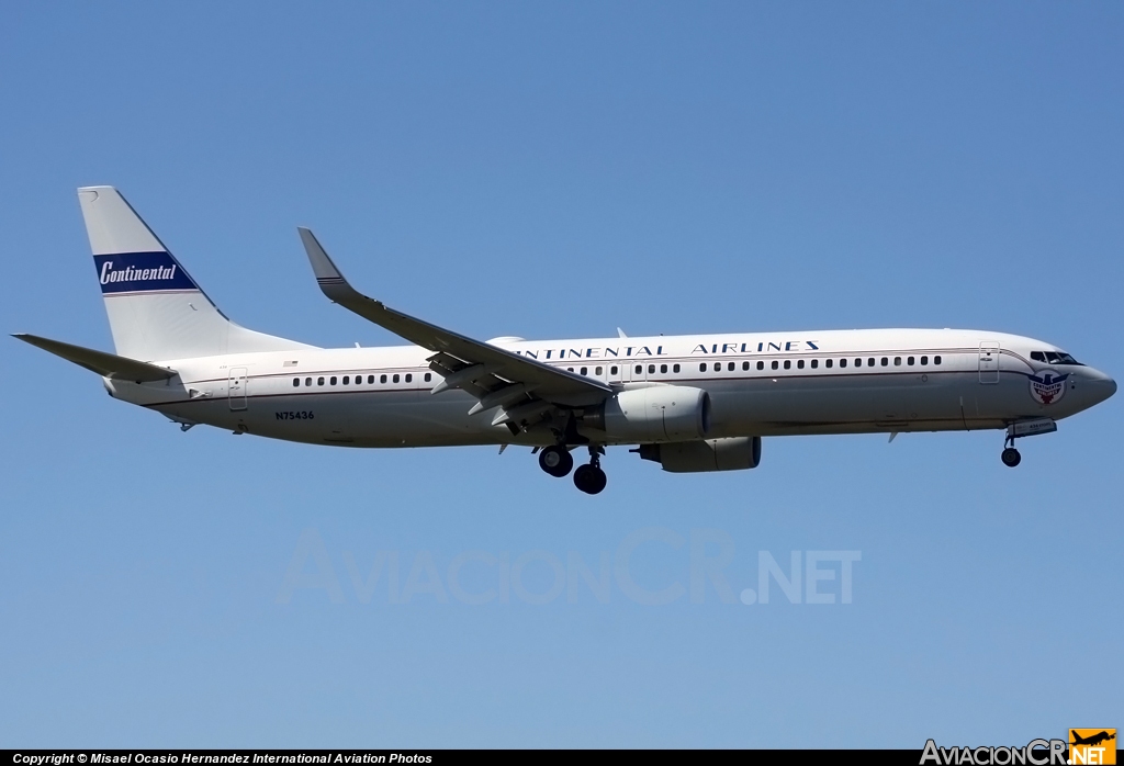 N75436 - Boeing 737-924/ER - Continental Airlines