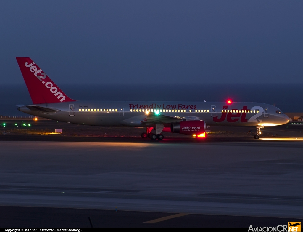 G-LSAG - Boeing 757-21B - Jet2.com