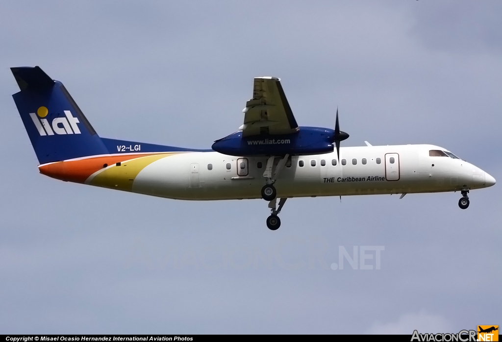 V2-LGI - Bombardier Dash 8-311 - Leeward Islands Air Transport (LIAT)