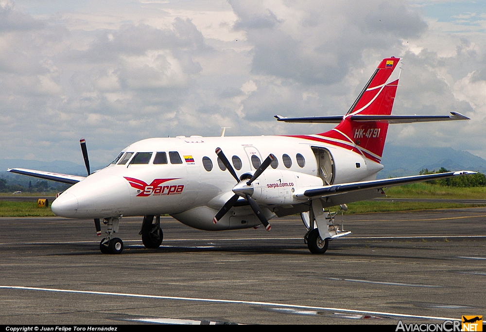 HK-4791 - British Aerospace Jetstream 31 (Genérico) - SARPA Colombia