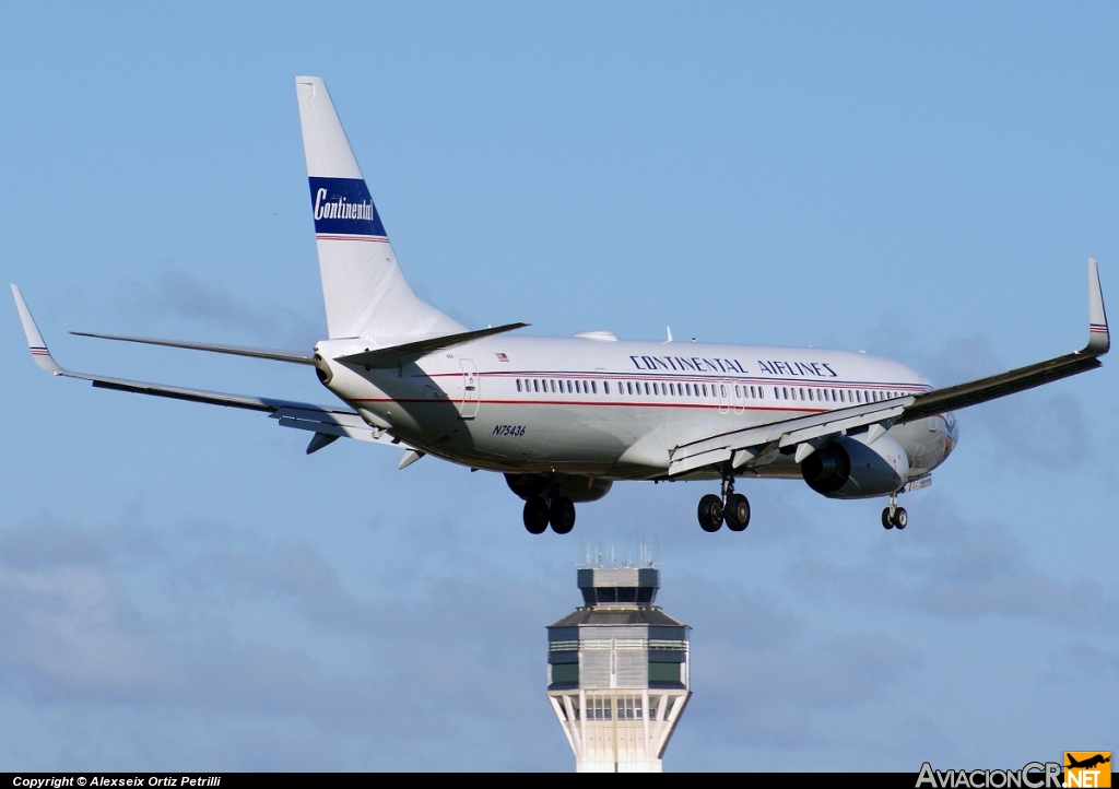 N75436 - Boeing 737-924/ER - Continental Airlines