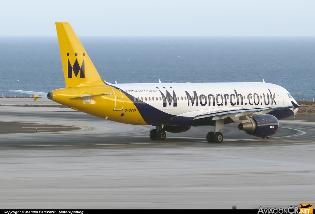 G-OZBX - Airbus A320-214 - Monarch Airlines