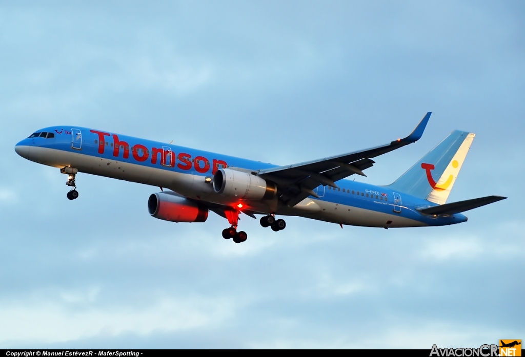 G-CPEU - Boeing 757-226 - Thomsonfly