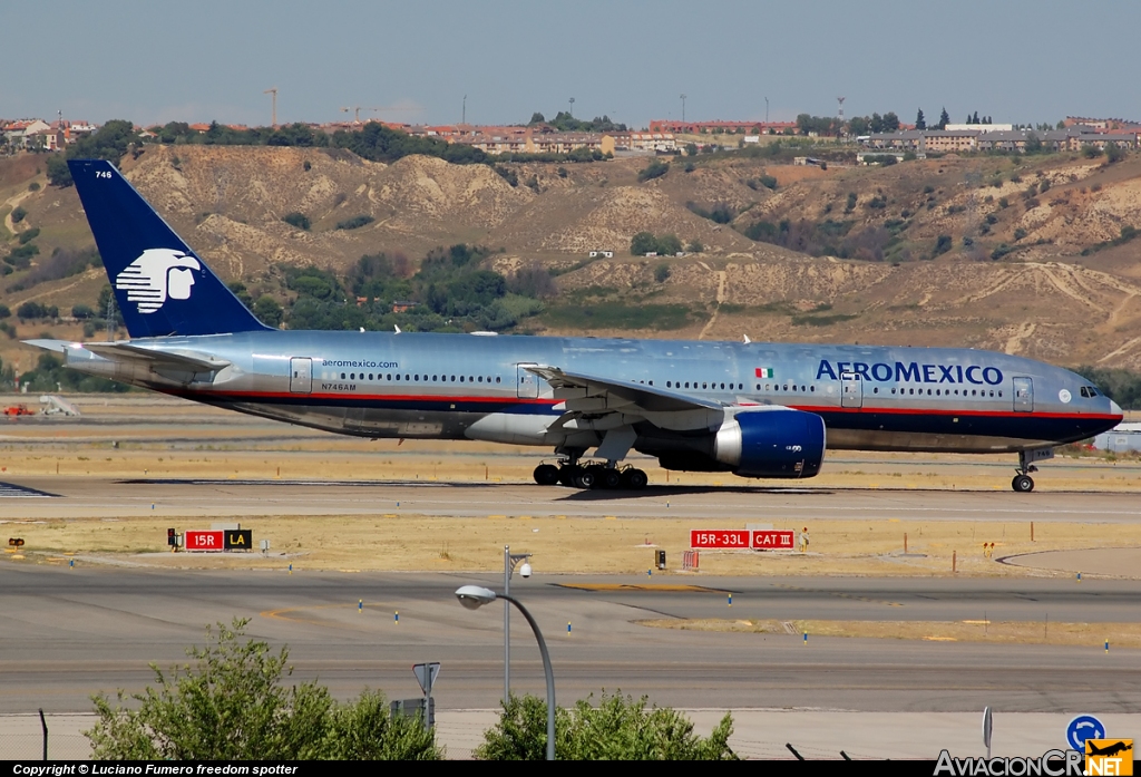 N746AM - Boeing 777-2Q8/ER - Aeromexico