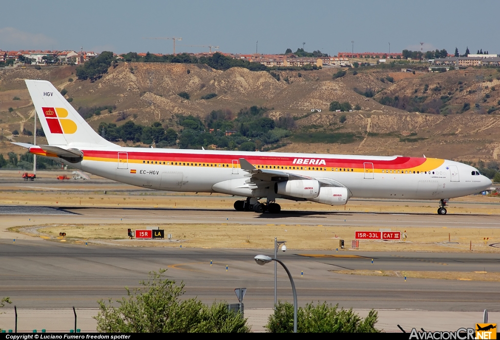 EC-HGV - Airbus A340-313X - Iberia