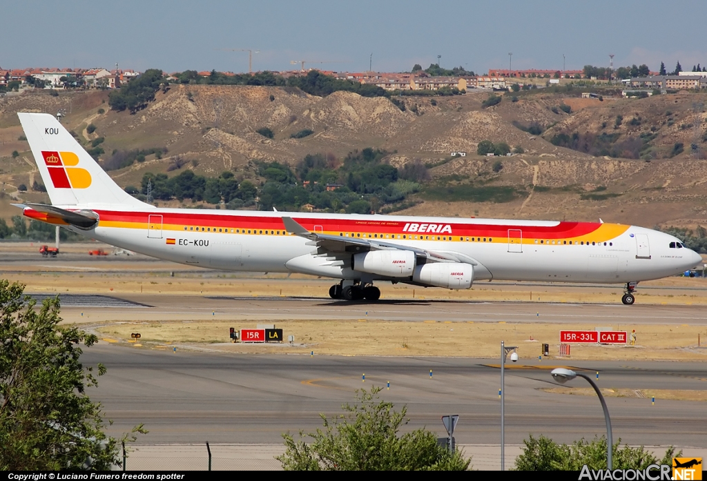 EC-KOU - Airbus A340-313 - Iberia