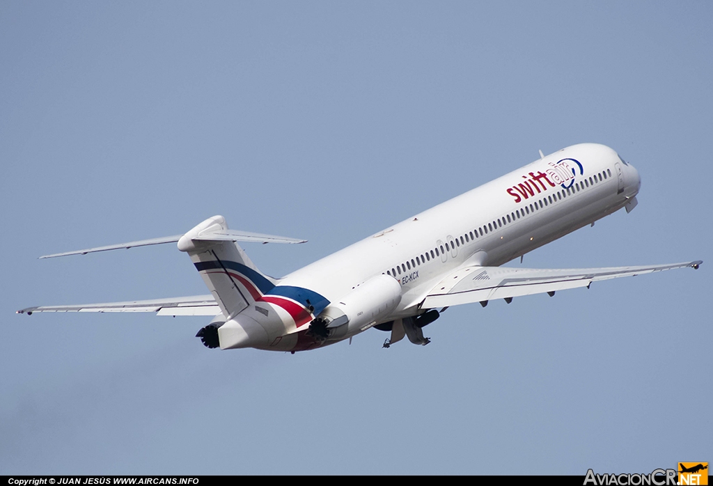 EC-KCX - McDonnell Douglas	MD-83 - Swiftair