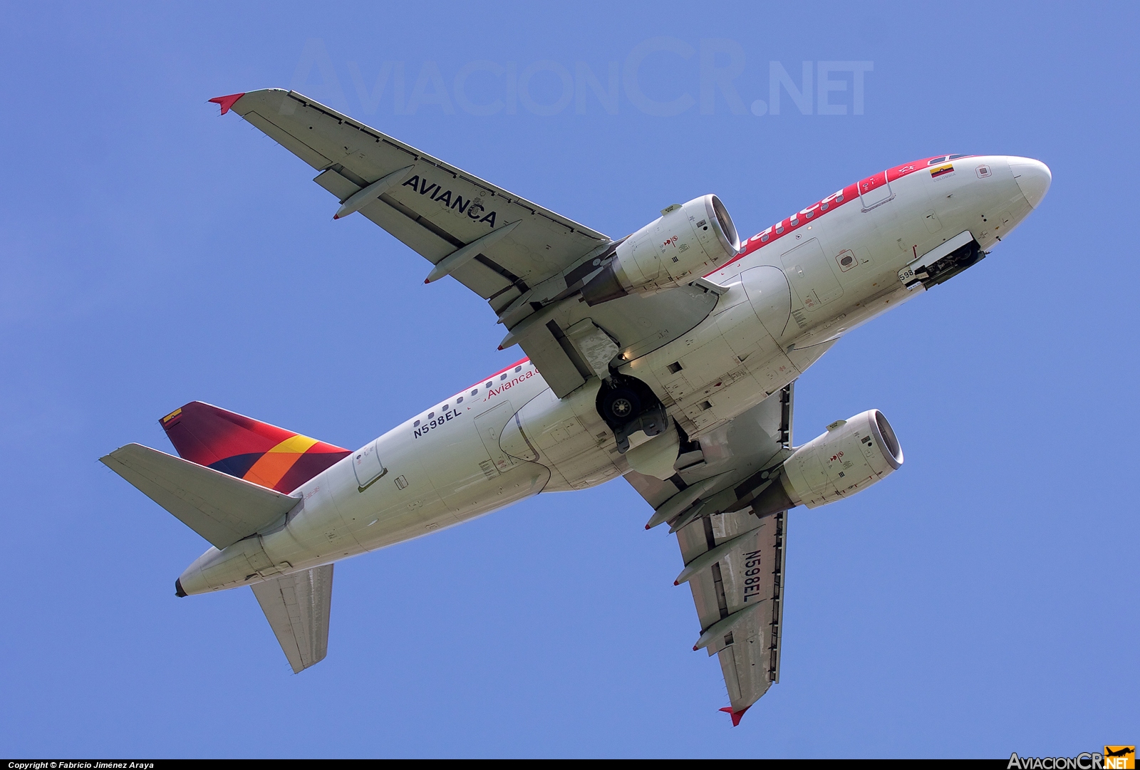 N598EL - Airbus A318-111 - Avianca