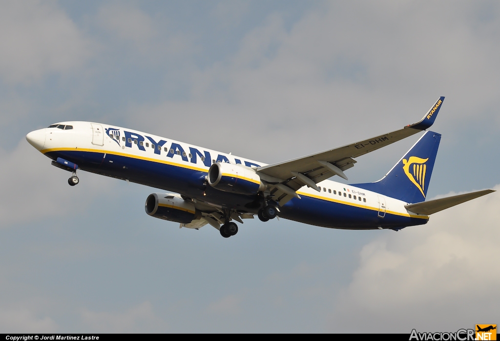 EI-DHM - Boeing 737-8AS - Ryanair