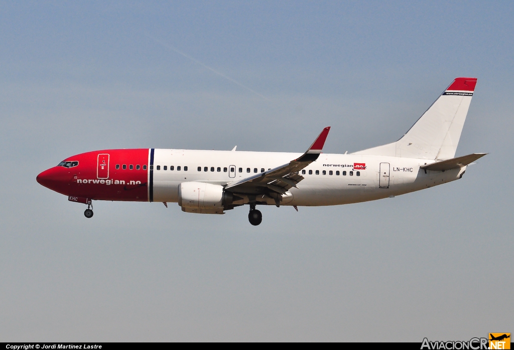 LN-KHC - Boeing 737-31S - Norwegian Air Shuttle