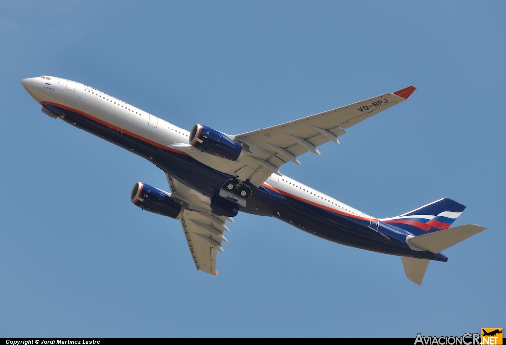 VQ-BPJ - Airbus A330-343X - Aeroflot