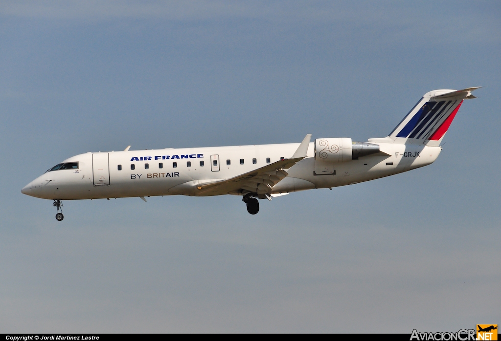 F-GRJK - Bombardier CRJ-100ER - Air France (Brit Air)