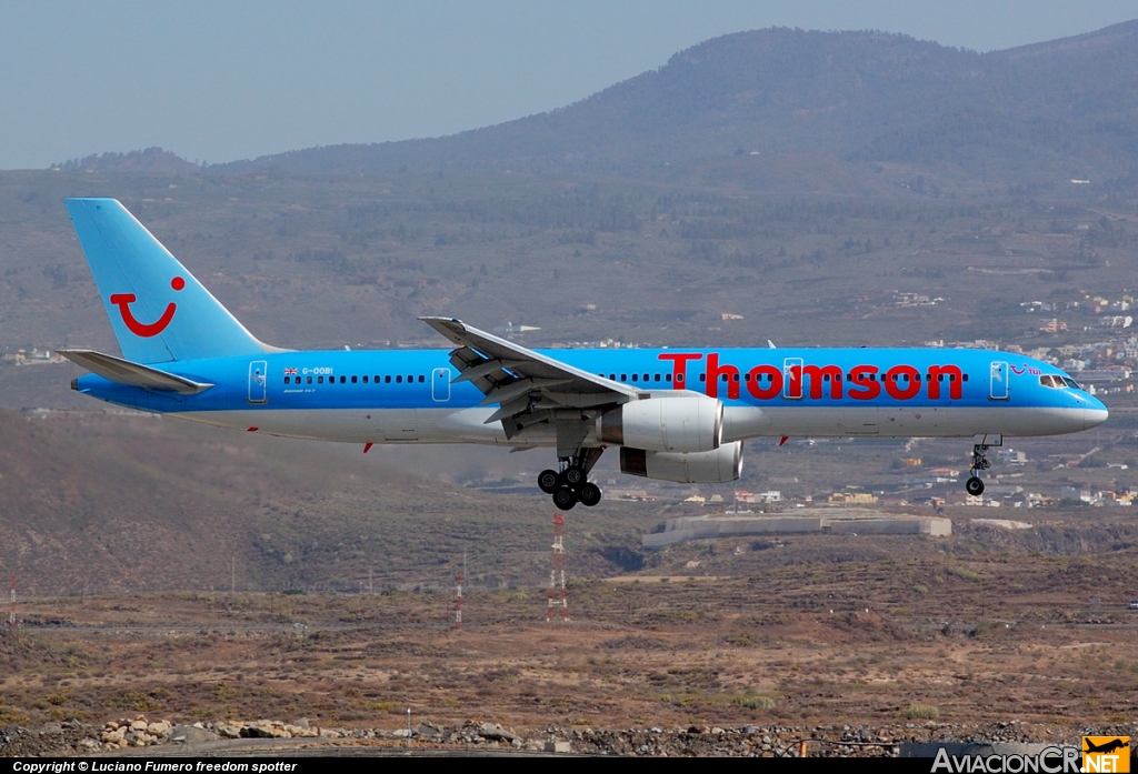 G-OOBI - Boeing 757-2B7 - Thomson Airways