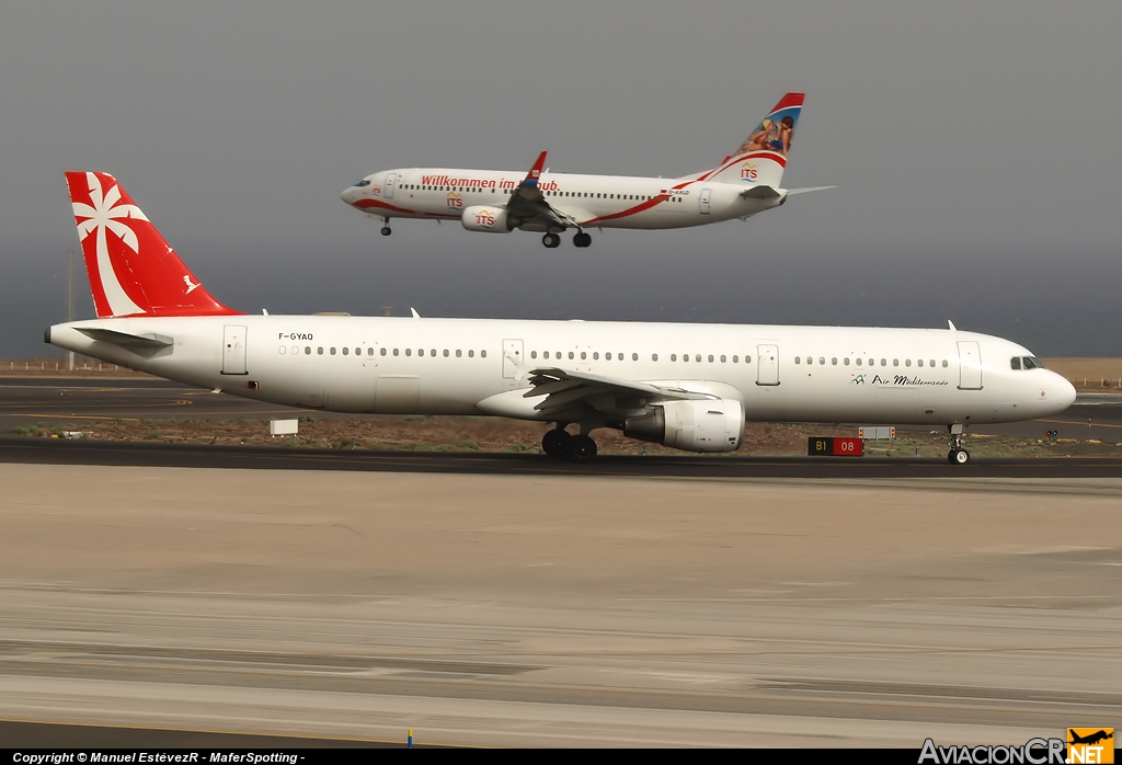 F-GYAQ - Airbus A321-211 - Air Méditerranée