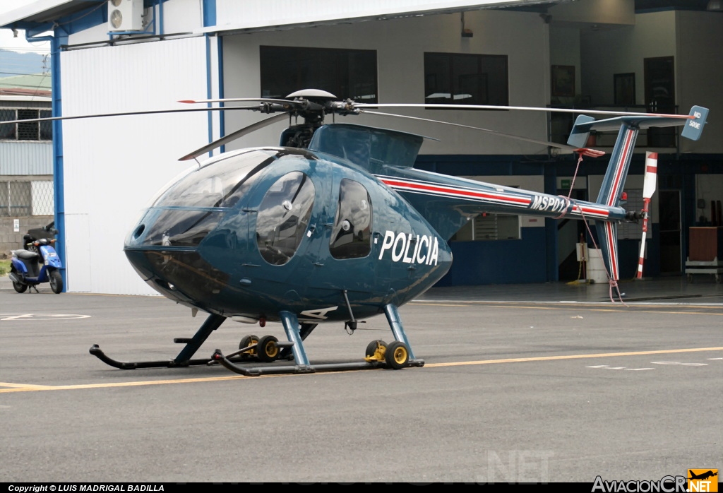 MSP012 - McDonnell Douglas MD-500/530F/MG (369/H-6) (Genérico) - Ministerio de Seguridad Pública - Costa Rica