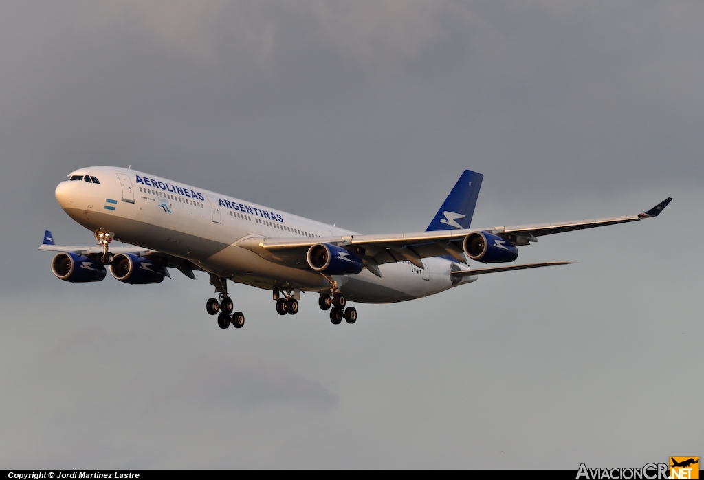 LV-BIT - Airbus A340-313 - Aerolineas Argentinas